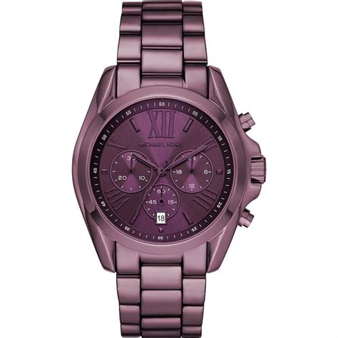 michael kors uhr mk6721|Michael Kors Bradshaw Purple Women's Watch .